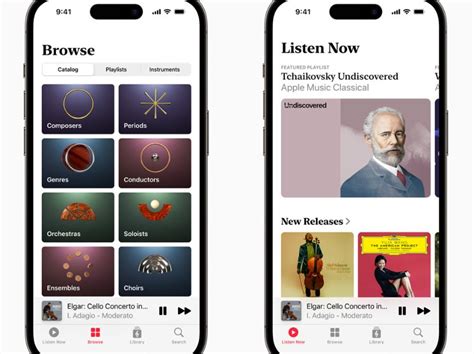 Apple Music Classical'ın yeni ülkelerde kullanıma sunulması