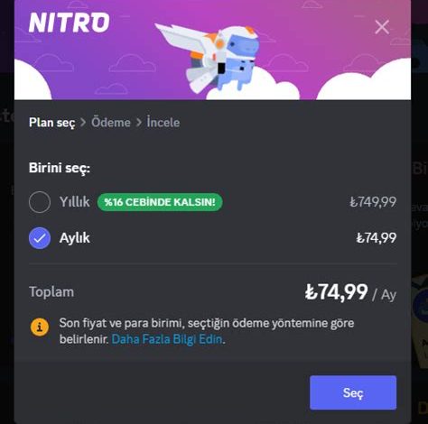 Discord Nitro'ya yapılan zam